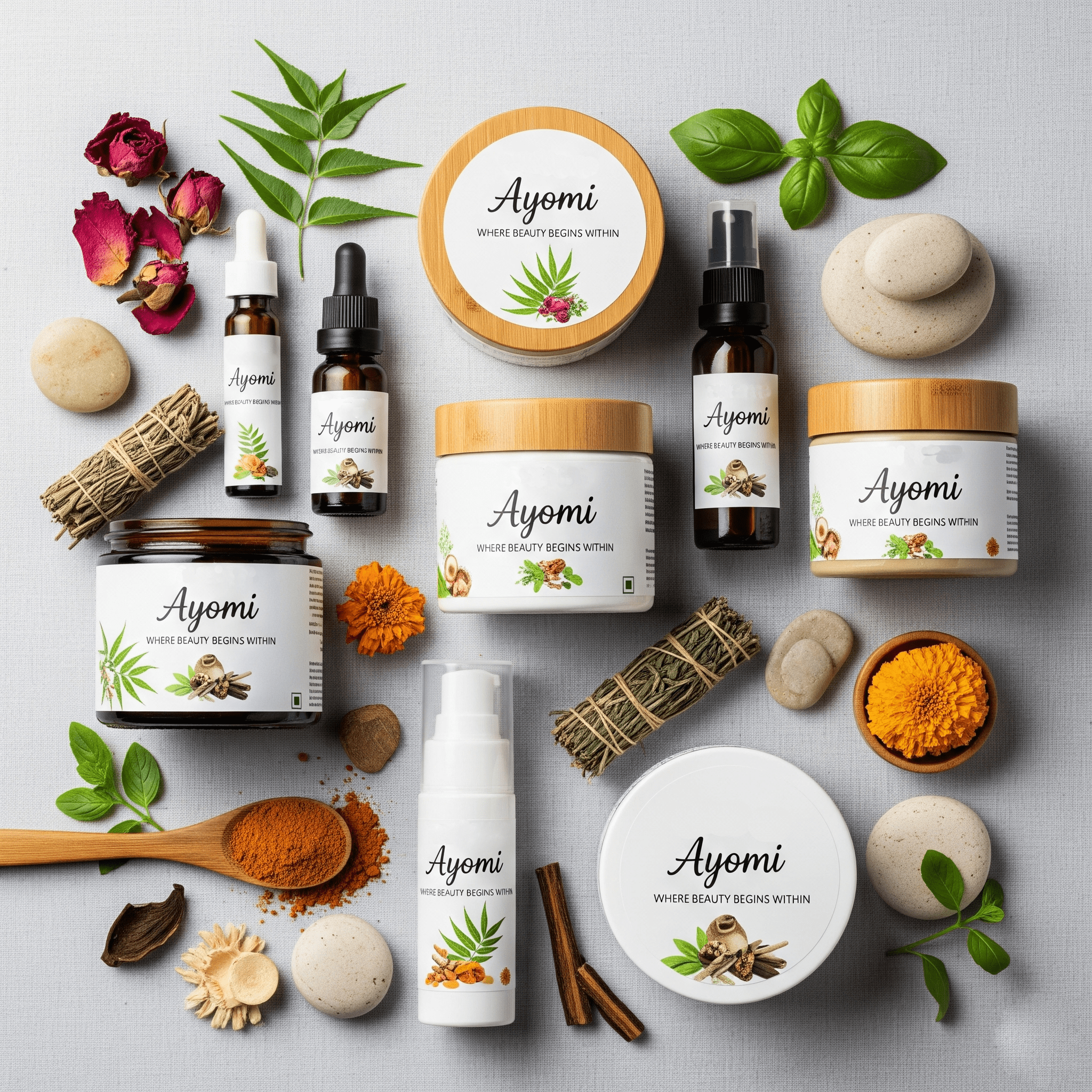 Ayurvedic treatment room with traditional elements